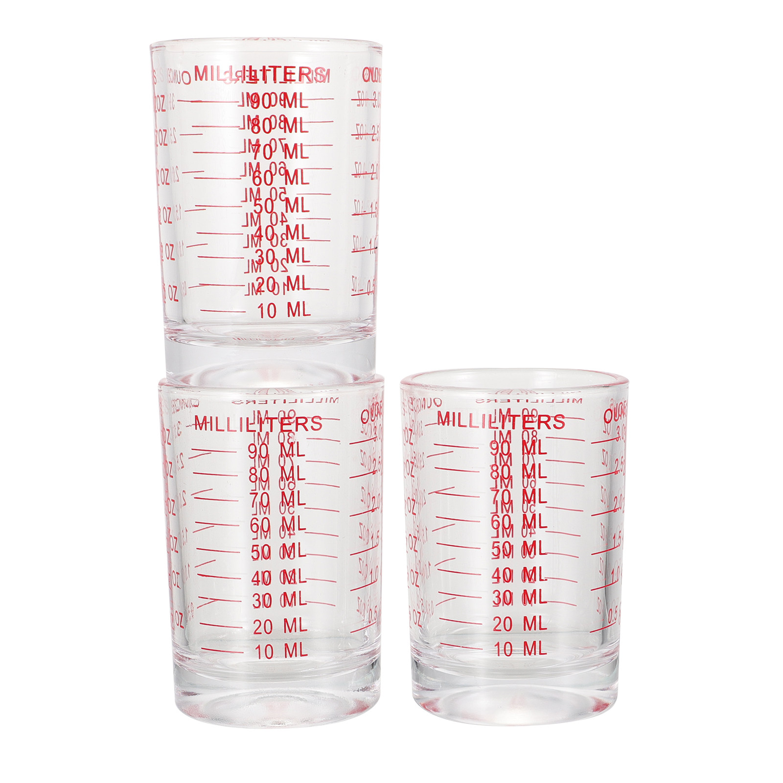 Home Cooking In - 3Pcs Set Gelas Ukur dengan Skala