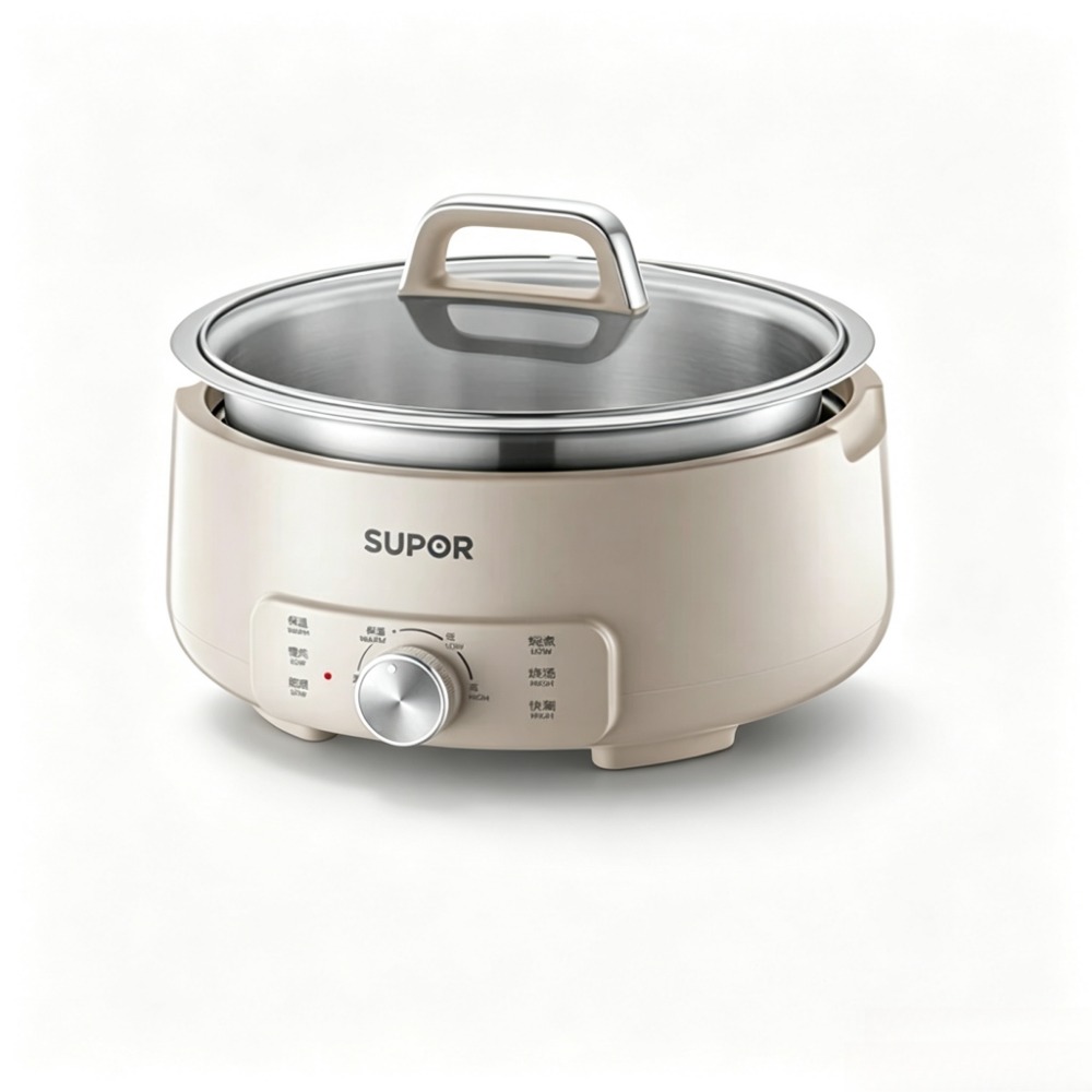 Home Cooking Electric - Panci Listrik Multifungsi 4L untuk Penggunaan