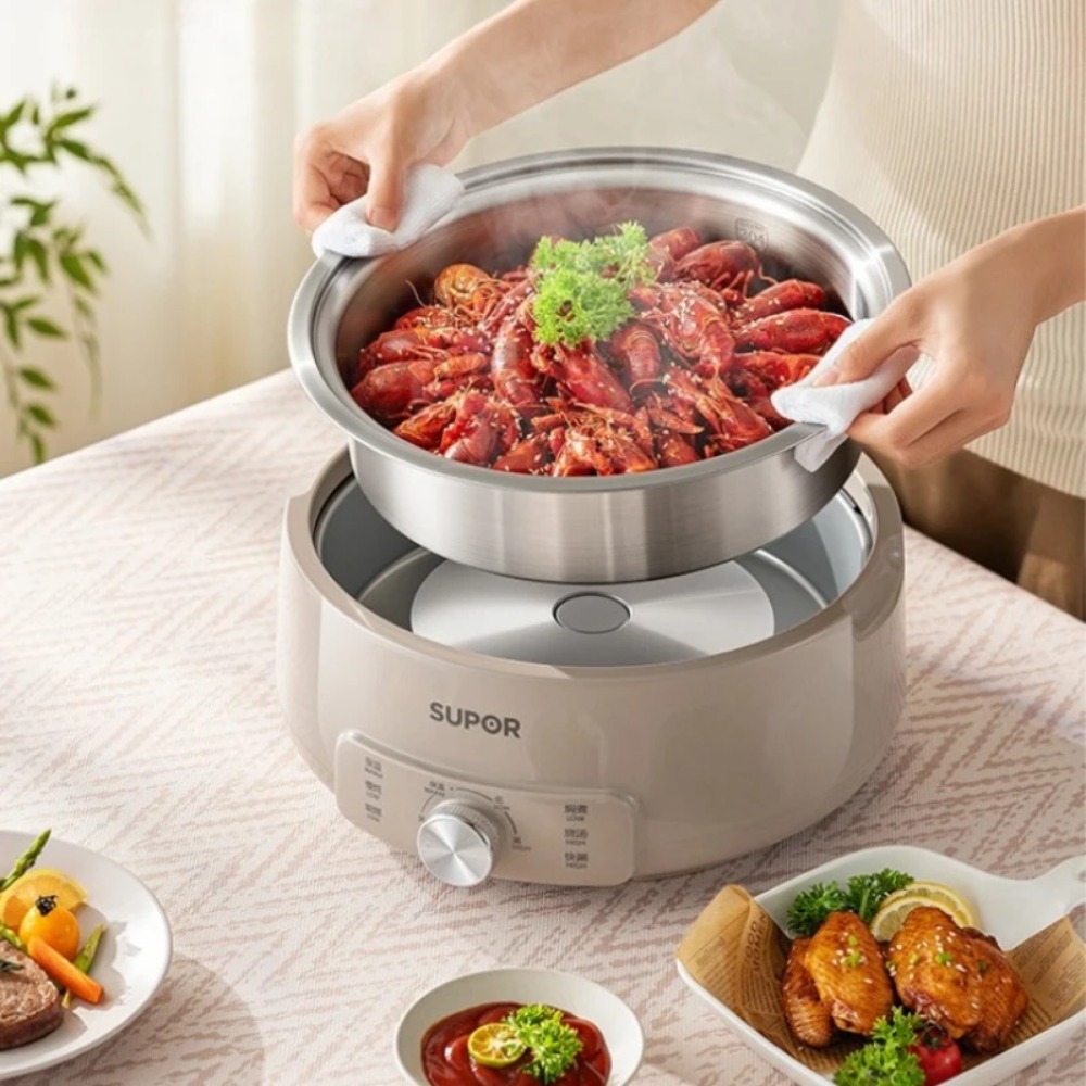 Panci Listrik Multifungsi 4L u - Home Cooking Electric ulasan dan harga