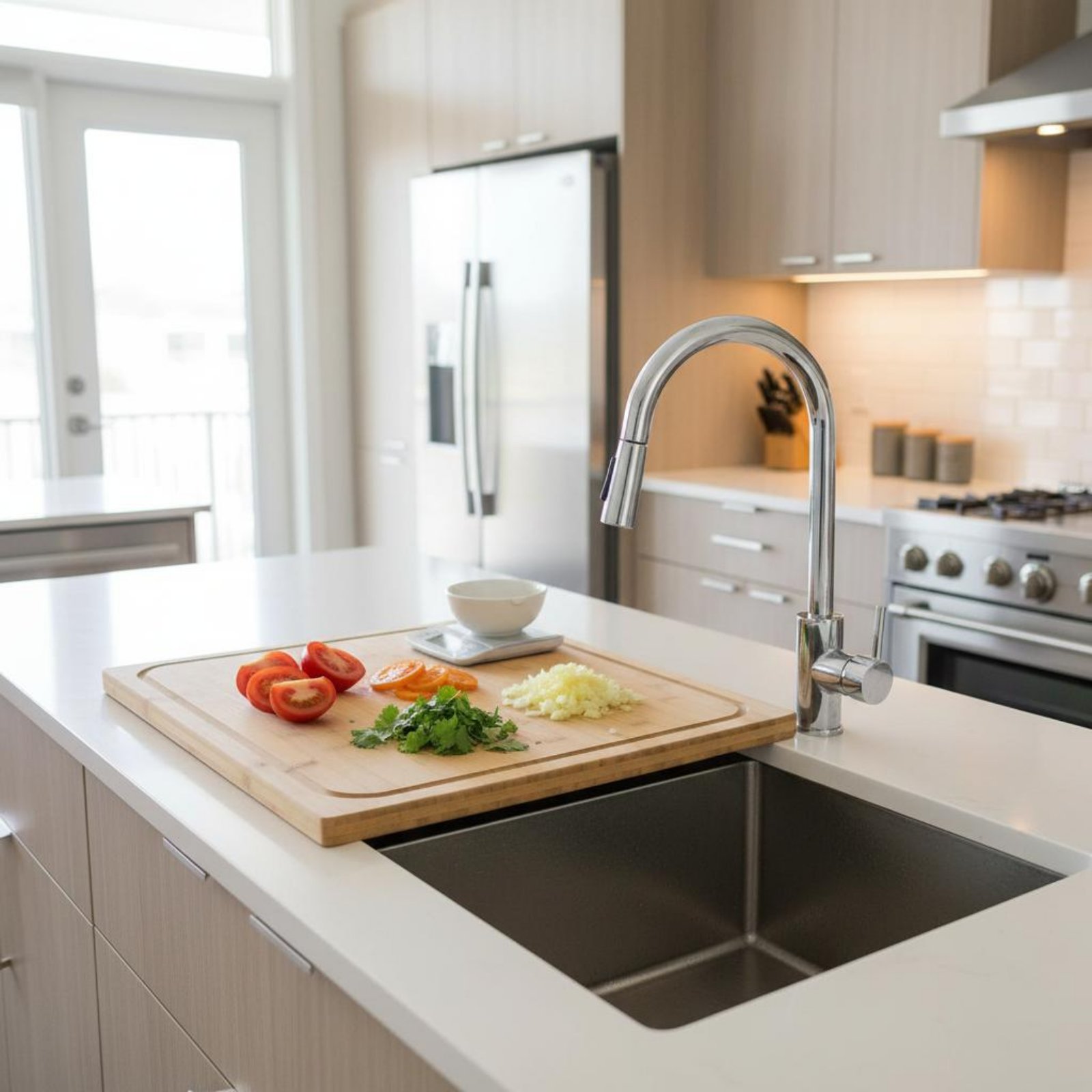 Papan Pemotong di Atas Wastafe - Home Cooking In ulasan dan harga